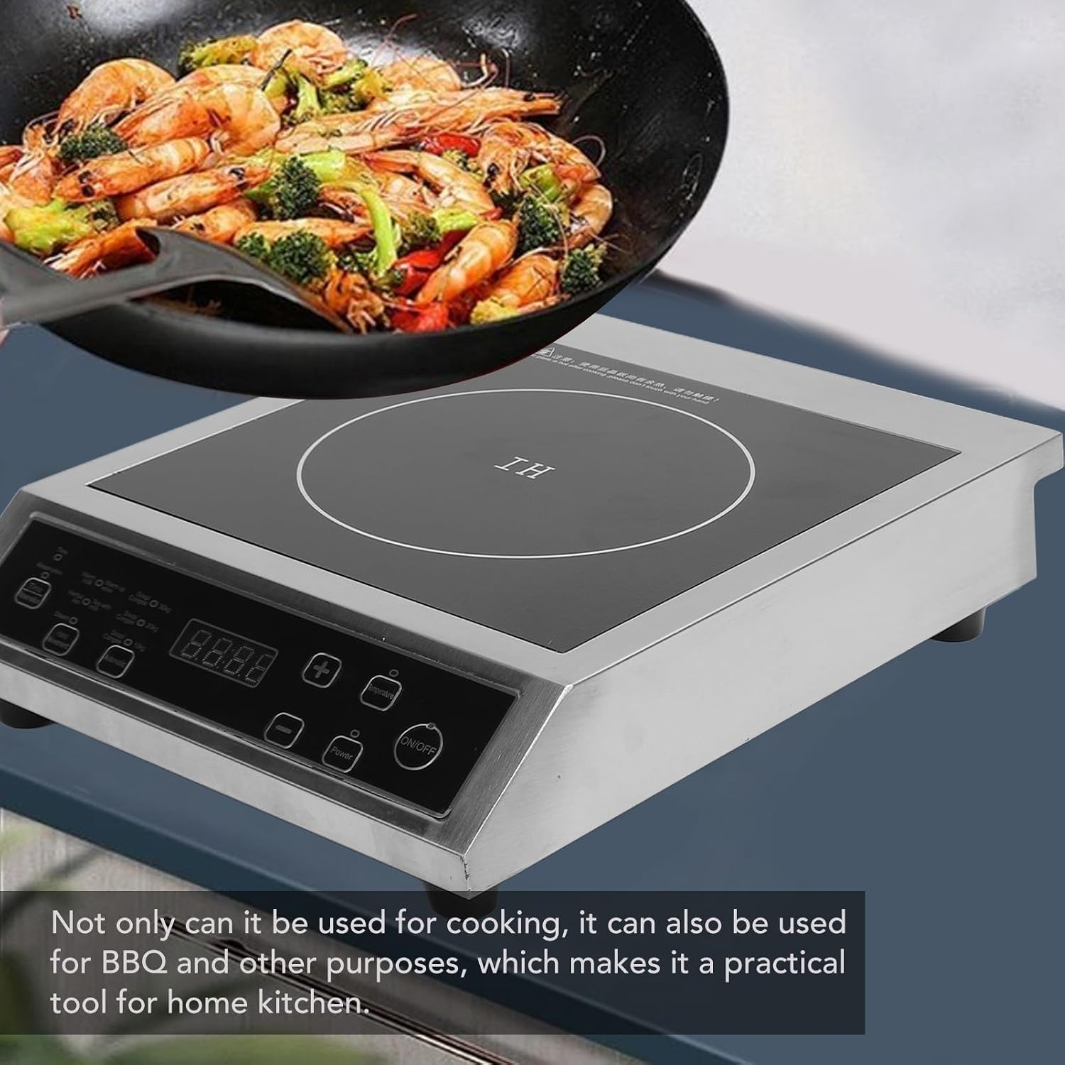 3500W Portable Induction Cooktop Easy to Clean Multifunctional Countertop Burner Induction Hot Plate with Sensor Touch Panel for Cooking, Portable Induction Cooktop, Countertop