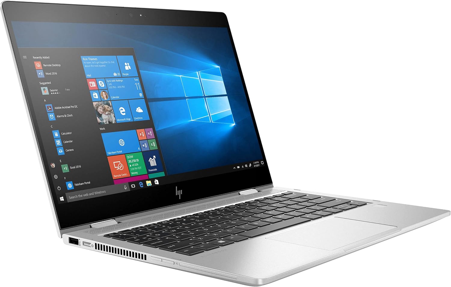 HP 13.3' EliteBook x360 830 G6 2-in-1 Touchscreen Laptop, Intel Core i5-8365U, 16GB RAM, 256GB SSD, 5PE06AV (Renewed)