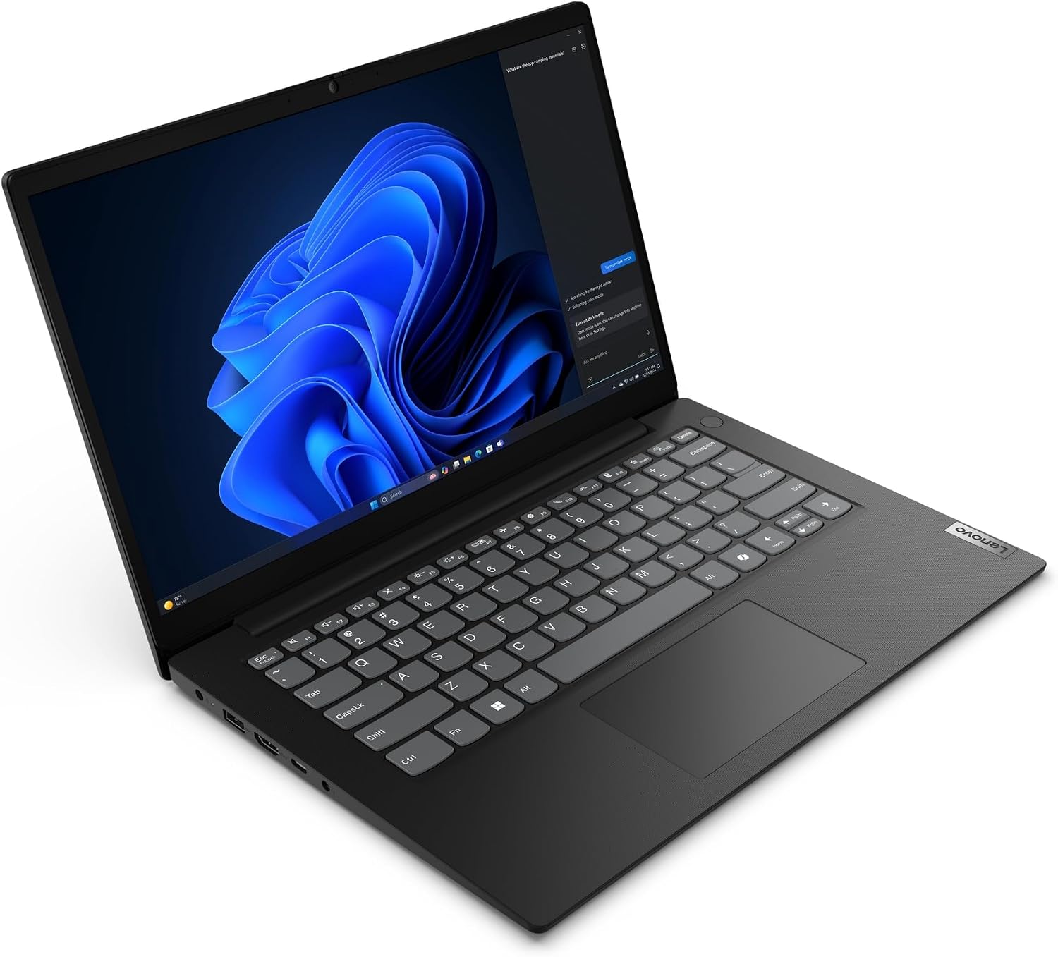 Lenovo V14 G5 Hybrid Work Laptop - 14' FHD Display - Core 7-240H - 16GB Memory - 512GB Storage - Integrated UHD Graphics - Windows 11 Home - Business Black
