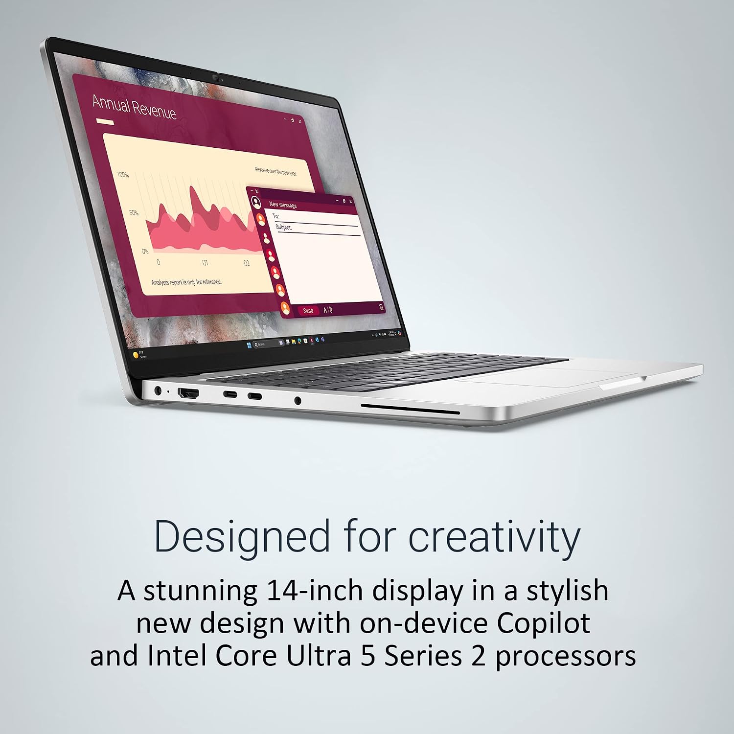 Dell Pro 14 (Next Gen Latitude 5450) Business Laptop (14' FHD+ Anti-Glare, Intel 12-Core Ultra5 235U, 16GB DDR5, 512GB SSD), 1080p Webcam, Backlit, Thunderbolt 4, Wi-Fi 6E, Win 11 Pro, Silver, PC14250