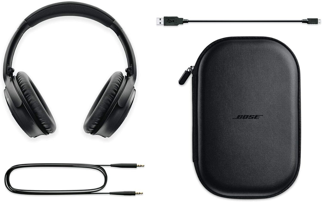 Bose QuietComfort 35 II Wireless Bluetooth Headphones with Alexa - Black (Renewed)