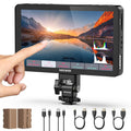 NEEWER 7' DSLR Camera Field Monitor, 1200nits 1920x1080 Touchscreen, 4K HDMI Loop in/Out with 3D LUT Peak Focus Video Assist HDR Waveform/SDI/2 4400mAh F750 Batteries for Photography Filmmaking, F700U