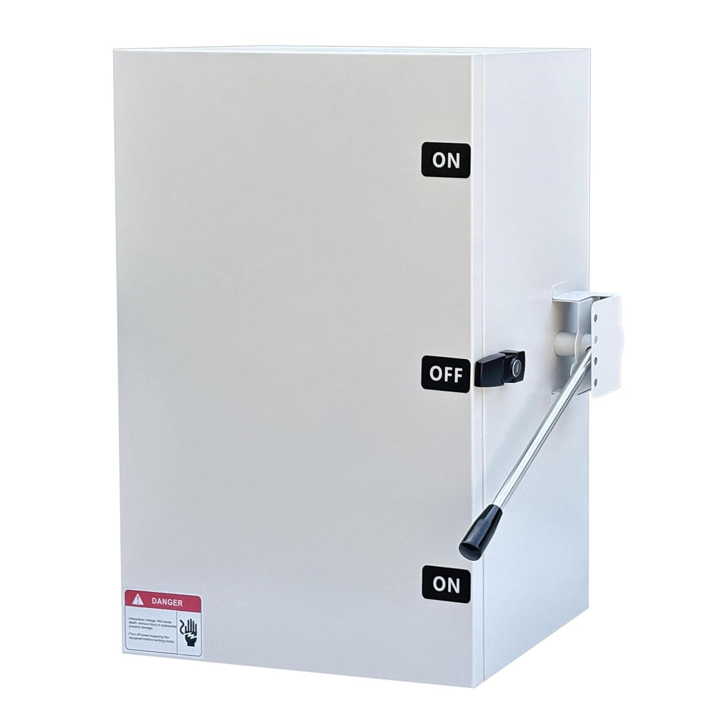 400A Generator Transfer Switch 96000W high-Power Double-Throw Heavy-Duty Safety 120V/240V Voltage Conversion Manual Transfer Switch Multiple Insulation Protection to Keep You Safe