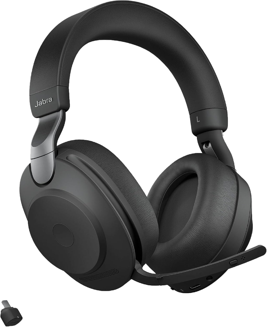 Jabra Evolve2 85 - USB-C MS Teams Stereo - Black Wireless Headset/Music Headphones Black