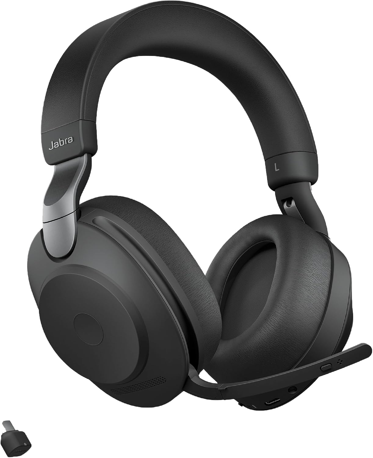 Jabra Evolve2 85 - USB-C MS Teams Stereo - Black Wireless Headset/Music Headphones Black