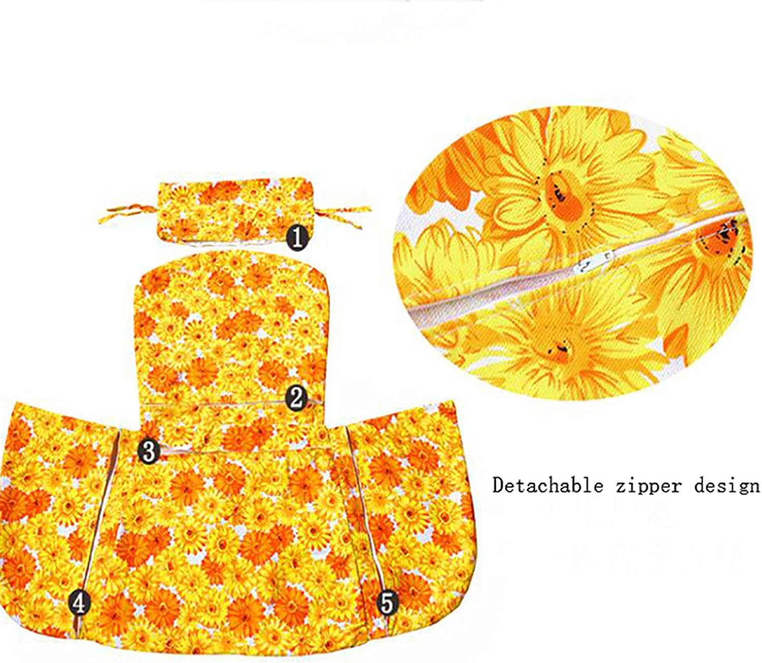 Diumy Hammock Chair Cushions,Swing Hanging Basket Seat Cushion,Thicken Skin-Friendly Back Pain Relief Rocking Chair Pads for Garden Outdoor Indoor-D with Cushion