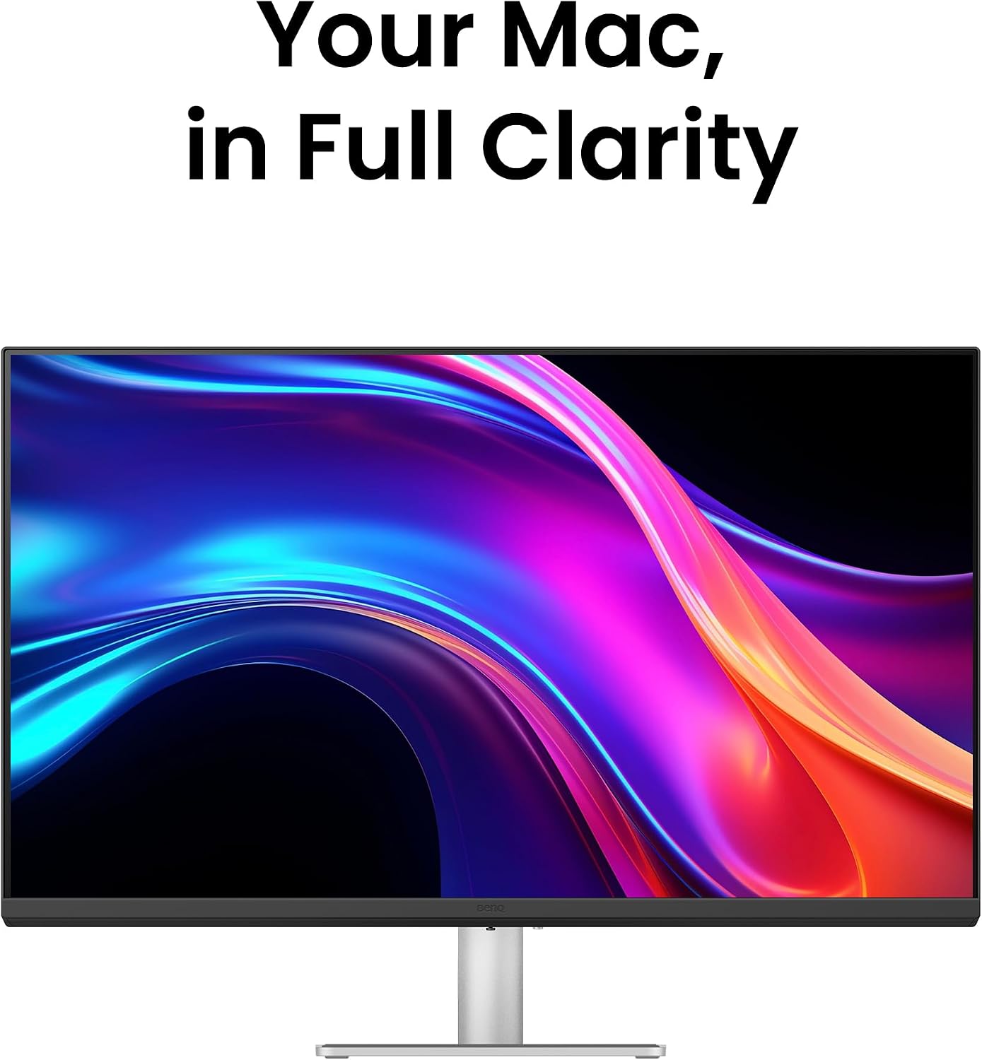 BenQ MA320UP 32' 4K 3840x2160 Monitor for MacBook® Pro/Air, Dual USB-C, 90W Power Delivery, Mac Color Match, USB Hub, Brightness & Volume Control on Mac, Height & Tilt Adjustable Stand, P3 Color Gamut