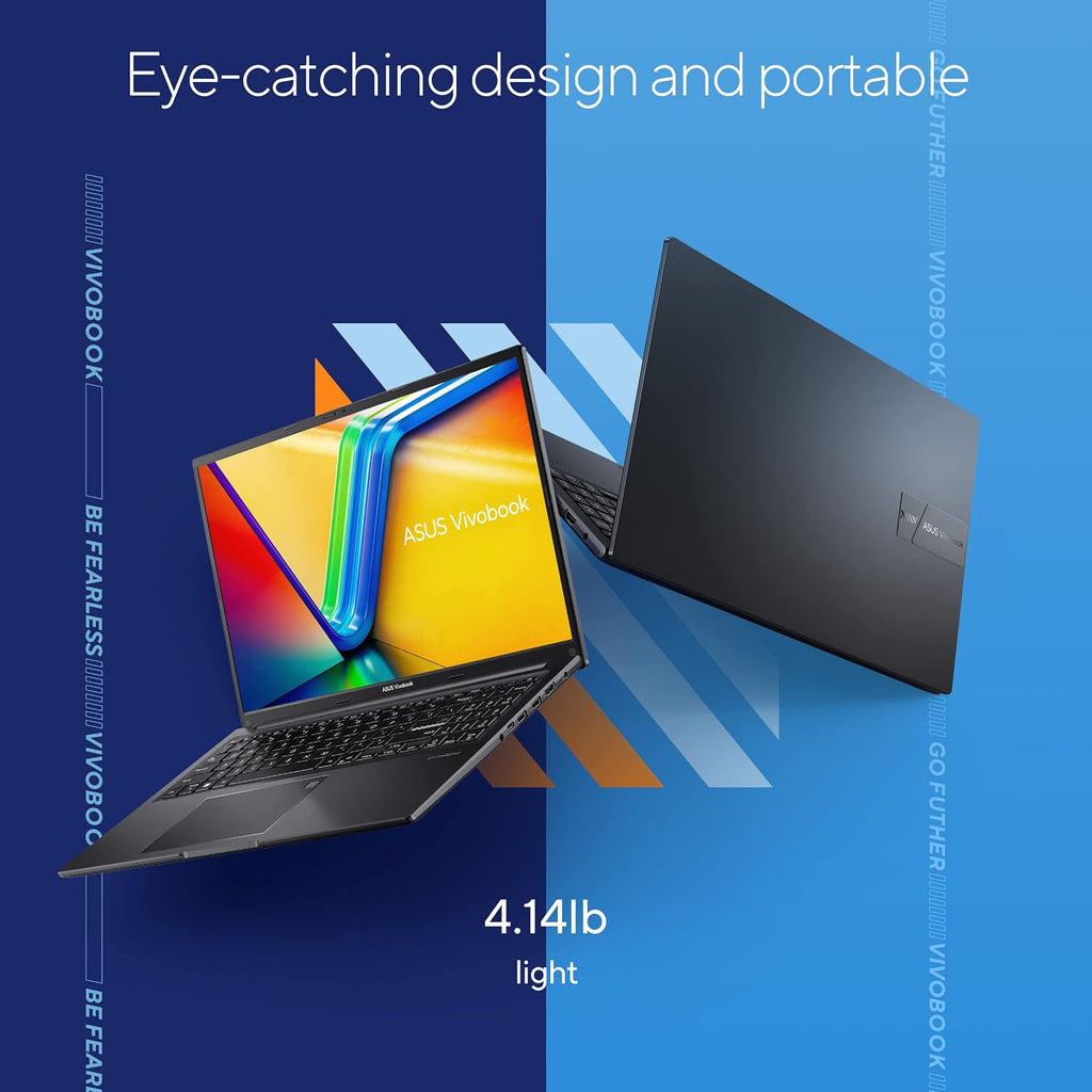 ASUS Vivobook 16 Laptop, 16â€ WUXGA (1920 x 1200) 16:10 Display, Intel Core i7-13700H CPU, Intel Iris Xáµ‰ Graphics, 8GB RAM, 1TB SSD, Windows 11 Home, Indie Black, F1605VA-DS74