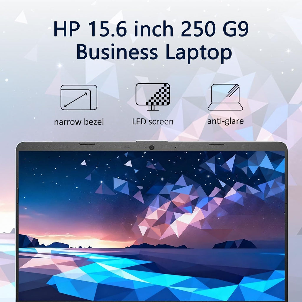 HP Latest 15.6' FHD Laptop with Microsoft Office, Intel Core i5-1335U Processor(Beat 12th i7), Wi-Fi 6, Copilot AI, 12GB RAM | 256GB PCIe SSD, Win11 Pro, for Work&Study, w/WOWPC Recovery USB