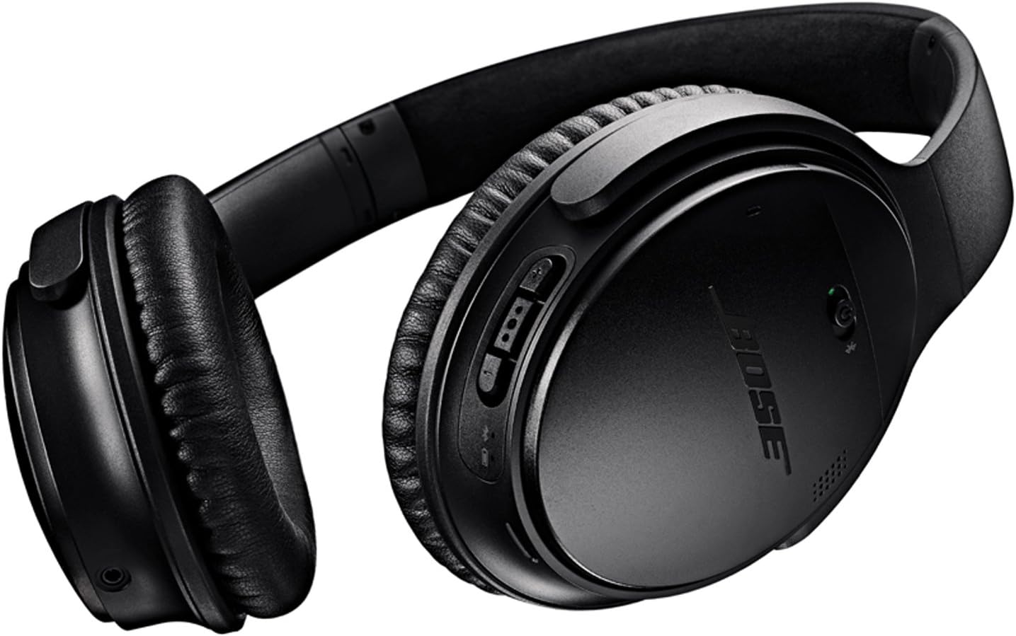 Bose QuietComfort 35 (Series I) Wireless Headphones, Noise Cancelling - Black (Renewed)