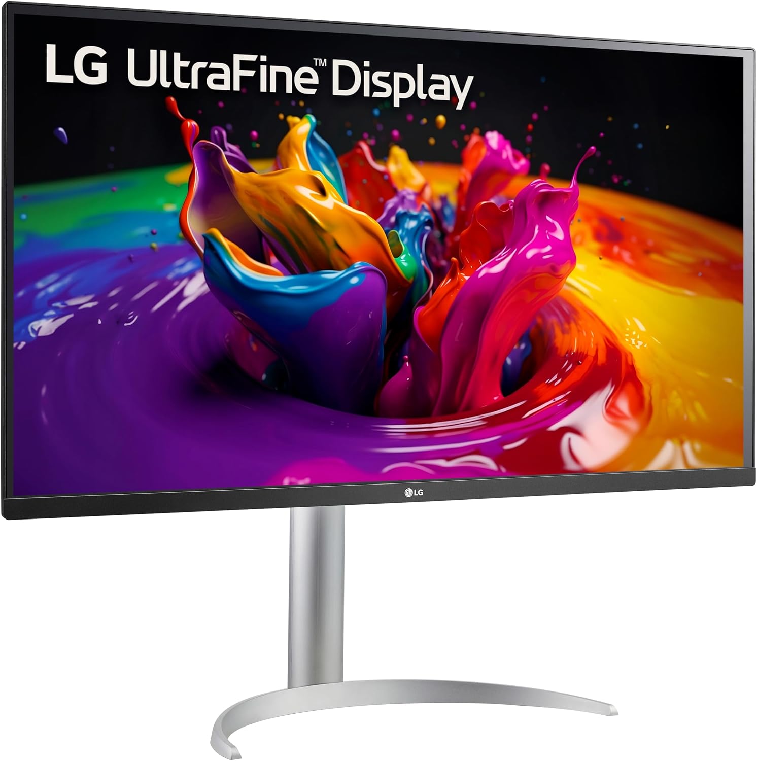 LG 32UP83A-W 32-inch 4K UHD (3840 x 2160) Computer Monitor 60Hz, IPS, Ultrafine, USB Type-C 60W PD, HDMI, DisplayPort, Built-in Speaker, Tilt/Height/Pivot Adjustable Stand, Reader Mode, White, HDR10