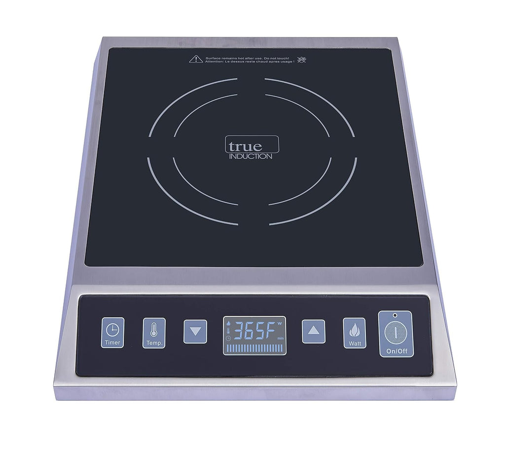 TI-1SSC Commercial 12 inch Portable Single Burner Induction Glass-Ceramic Cooktop, 1750W, UL197 Certified