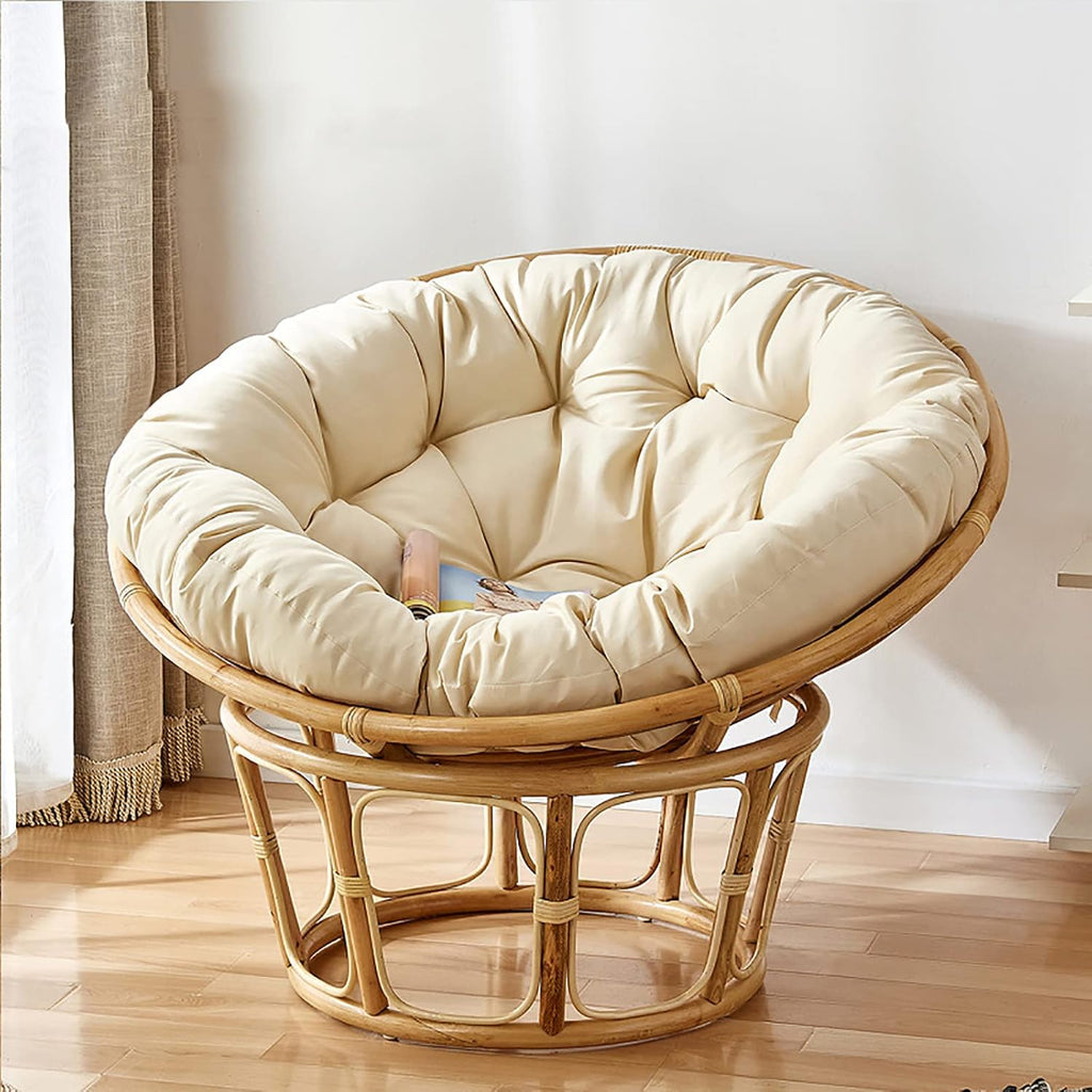 FXBZA Thickened OverstuffedChair Cushion - Comfortable Round Cushion for Hanging Egg Chair Swing Chair Patio Indoor & Outdoor Use Ultimate Relaxation