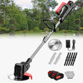 Electric Lawn Mower Robot Rotary Lawn Mower Electric Weeder Rechargeable Agricultural Home Cordless Weeder 24V Lithium Battery 24V/4.0Ah