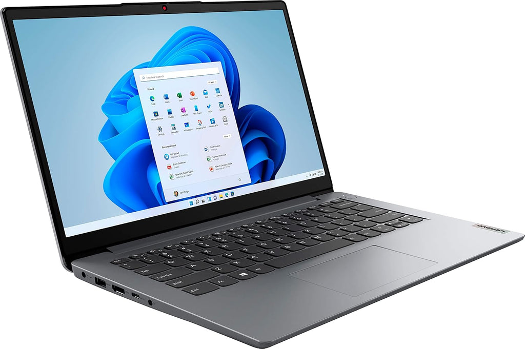 Lenovo IdeaPad 1 14 Laptop, 14.0' HD Display, Intel Celeron N4020, 4GB RAM, 64GB Storage, Intel UHD Graphics 600, Win 11 in S Mode, Cloud Grey (Renewed)