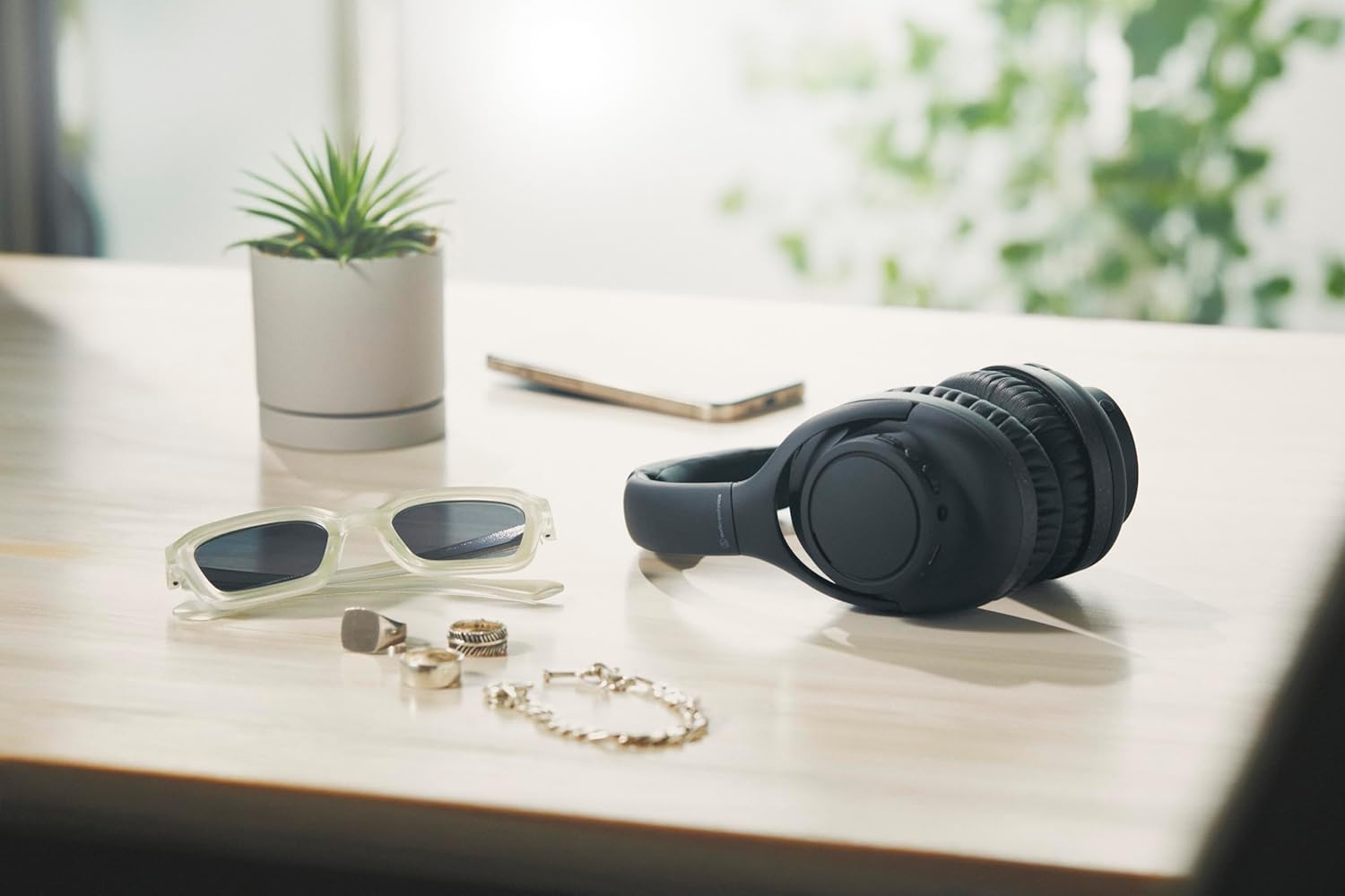 Audio-Technica ATH-S300BTBK Wireless Headphones, Black
