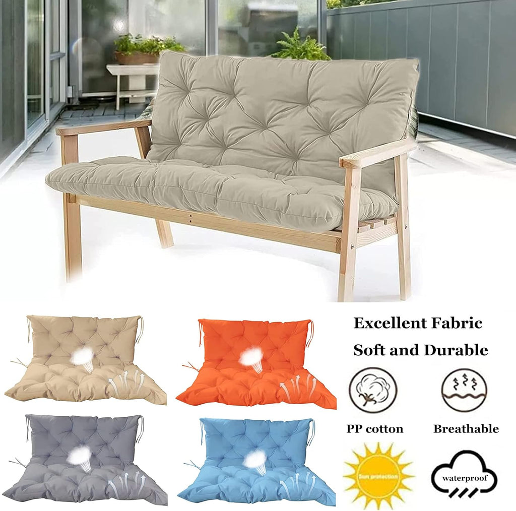 Patio Bench Cushion Indoor, Outdoor Seat Cushion Backrest Mat, Thicken Patio Bench Soft Rocking Chairs Pad for Indoor/Outdoor Hanging Chair Cushion (B 100x100x10cm)