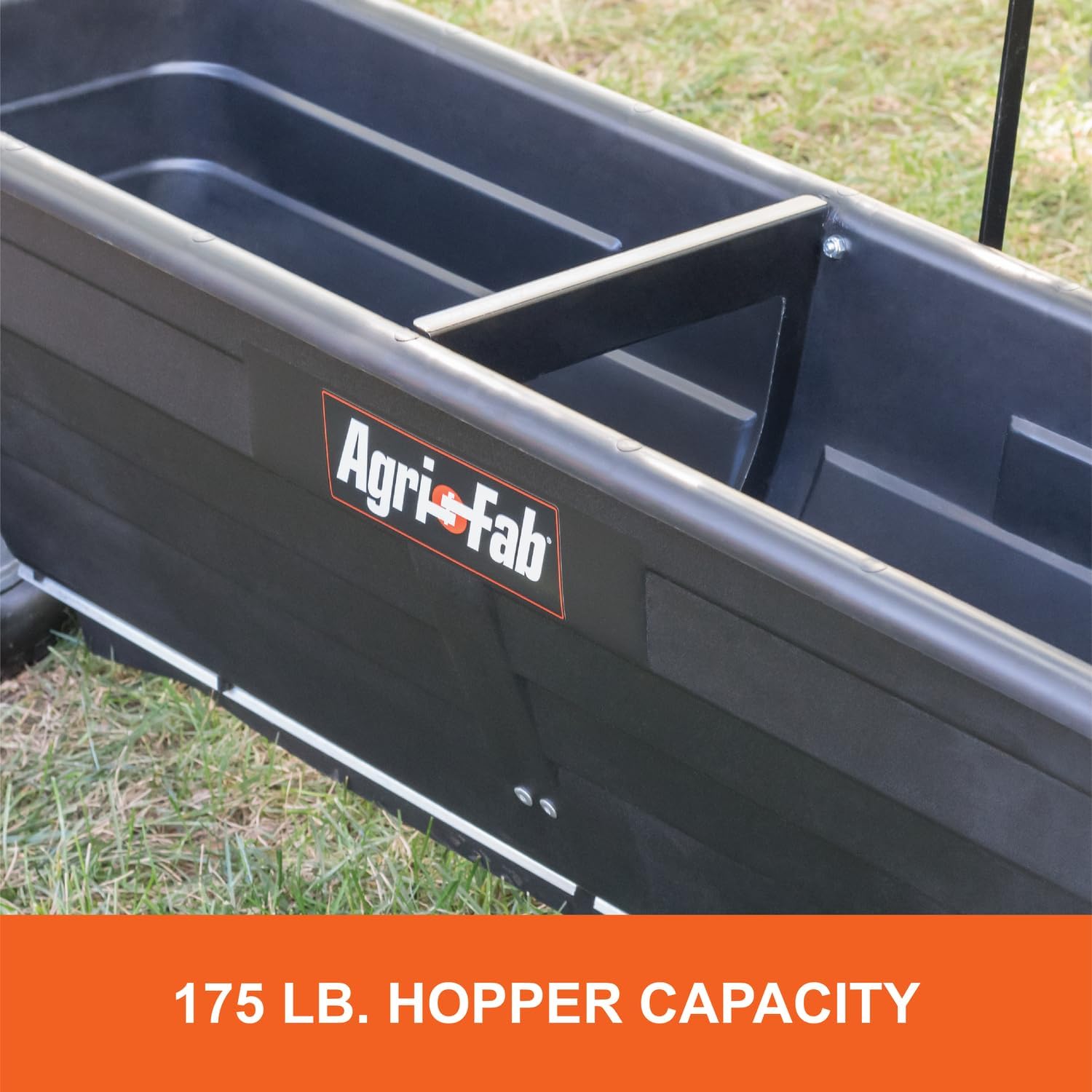 Agri-Fab 45-0288 175 lb. Tow-Behind Lawn & Garden Drop Spreader for Seed,Fertilizer, Salt, Ice Melt; Designed to Pull Behind Lawn & Garden Tractors