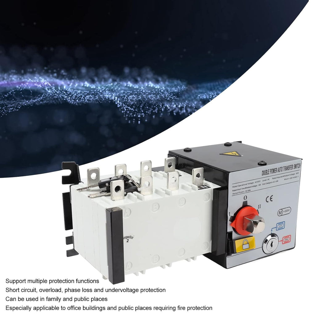 Automatic Transfer Switch Generator Transfer Switch Load Isolation Actuating Switch AC 400V (125A)