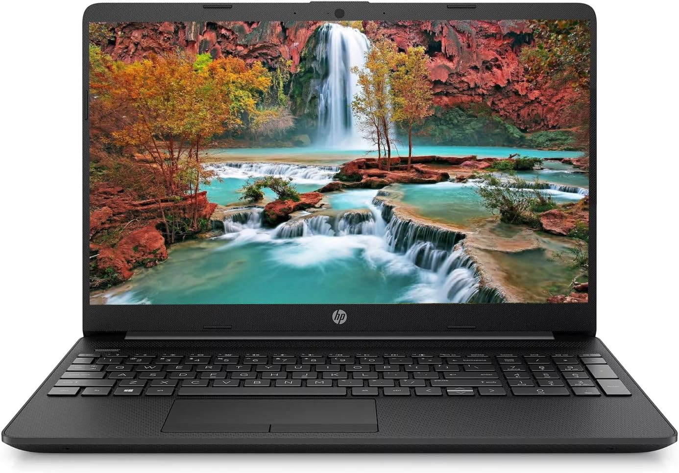 HP 15 Laptop, 15.6' HD Screen, Intel Pentium N5030 Processor, 16GB DDR4 RAM, 1TB SSD, HDMI, Media Card Reader, RJ45, Wi-Fi, Windows 11 Home, Black