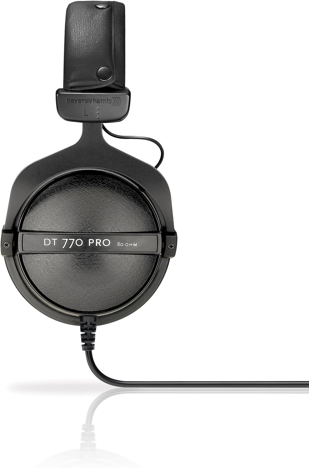 beyerdynamic DT 770 PRO 80 Ohm Over-Ear Studio Headphones in Gray. Enclosed Design, Wired for Professional Recording and Monitoring