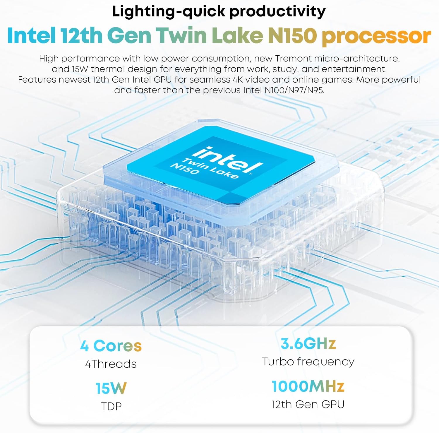 CHUWI MiniBook X 2-in-1 Laptop 10.51', 16GB LPDDR5 512GB SSD, Intel N150 (up to 3.6GHz), Windows 11 Convertible Laptop, 2TB SSD Expand, FHD IPS 2K Touchscreen, Backlit Keyboard, WiFi 6, BT5.2