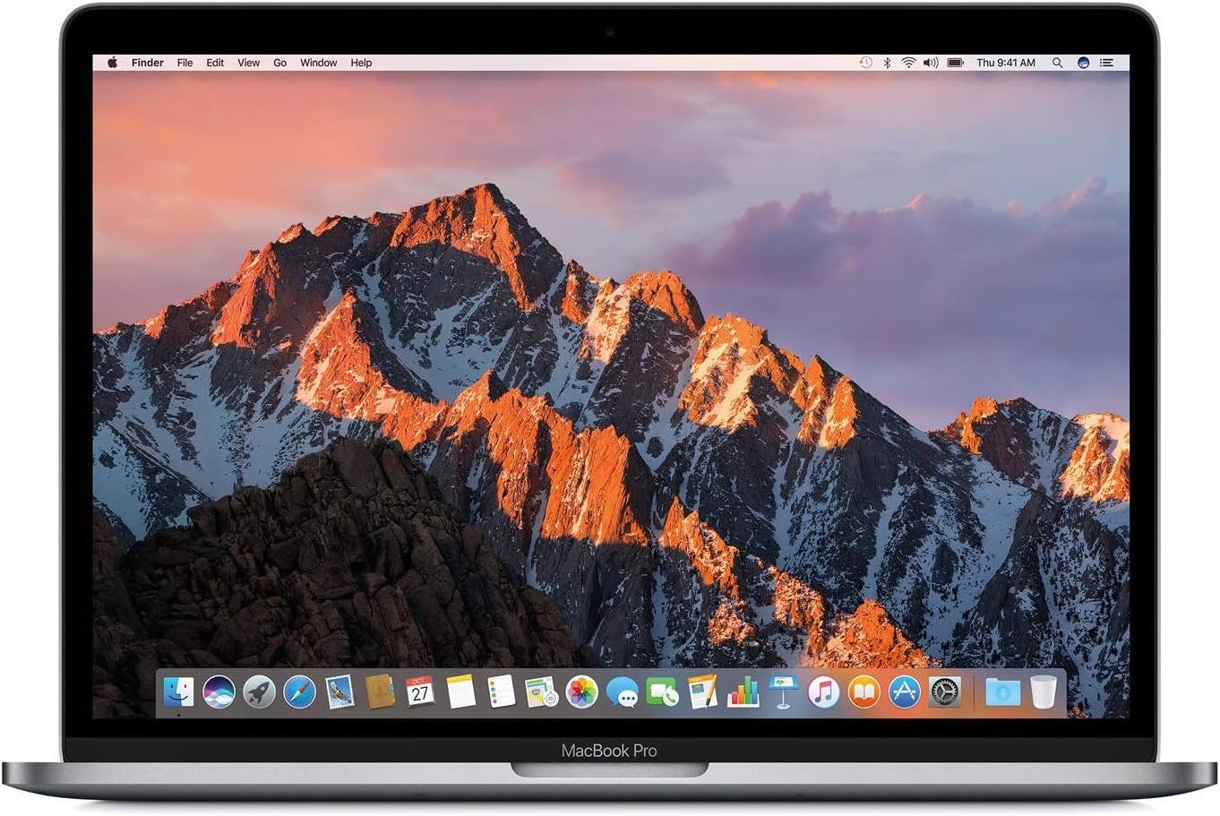 Apple 2017 MacBook Pro with 2.3GHz Intel Core i5, 13-inch, 8GB RAM, 128 SSD Storage - Space Gray (Renewed)