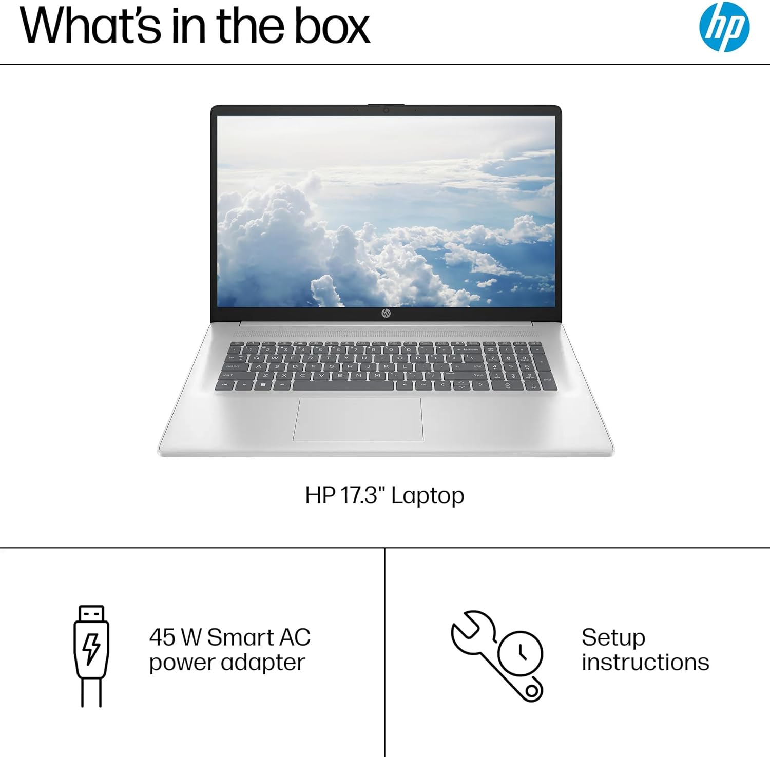 HP 17.3' FHD Business & Student Laptop Computer, 64GB RAM 2.5TB Storage (2TB SSD+512GB Docking Station Set), 6-Cores AMD Ryzen 5, Windows 11, PLUSERA Earphones, Silve