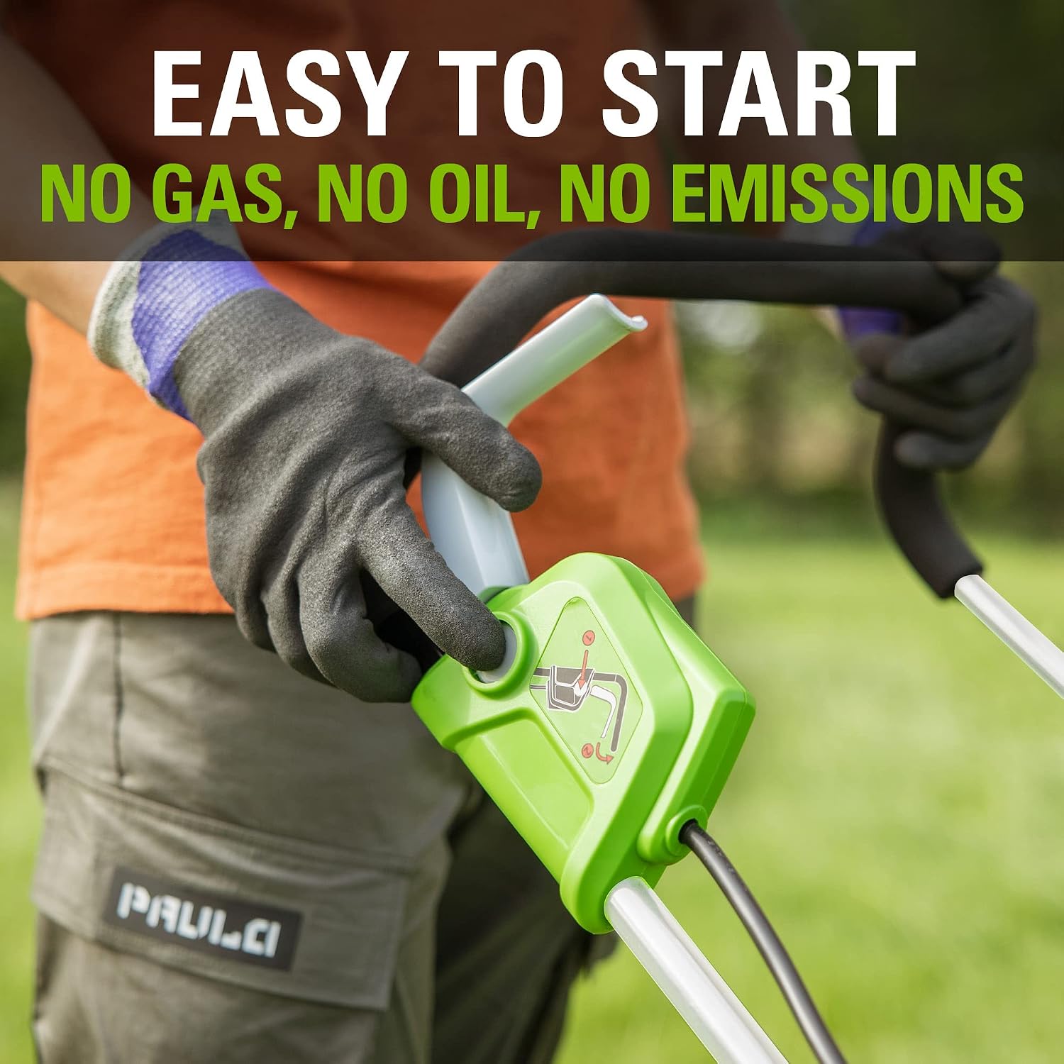 Greenworks 40V 14' Cordless (Push) Lawn Mower (75+ Compatible Tools), 4.0Ah Battery and Charger Included