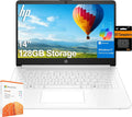 HP 14' Ultra-Light Laptop for Student & Home (1-Year Office 365, Intel Celeron N4500, 4GB RAM, 128GB Storage (64GB + 64GB SD)) 12-Hr Long Battery Life, Webcam, Wi-Fi 6, Fast Charge, Win 11 Home in S