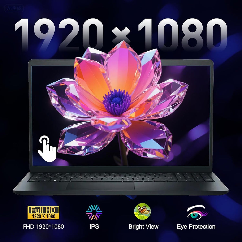 Dell Inspiron 15.6' FHD Touchscreen Laptop, 13th Gen Intel Core i5 (Beat i7-1250U), 12GB RAM, 768GB Storage (256GB PCIe SSD + 512GB External), Anti-Glare, Win 11 with MS Office, Long Battery Life
