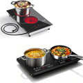 AMZCHEF 2-Burner-Electric-Cooktop-Electric-Stove & AMZCHEF Portable-Induction-Cooktop-2-Burner-ETL-Certified
