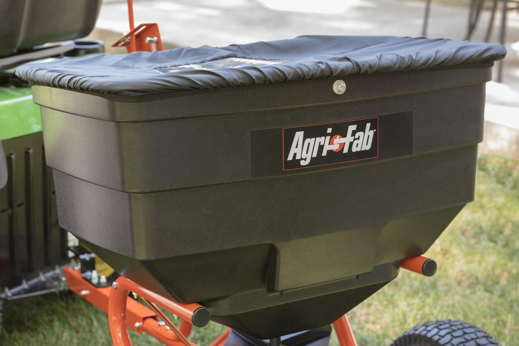 Agri-Fab 45-0329 185 lb. Tow-Behind ATV/UTV Broadcast Lawn Spreader for Seed,Fertilizer,Salt,Ice Melt; Easy to use Flow Control