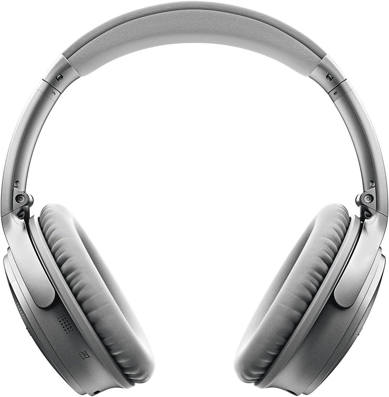Bose QuietComfort 35 (Series I) Wireless Noise Cancelling Headphones - Silver (Renewed)