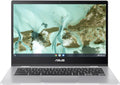 ASUS Chromebook CX1, 14' FHD, Intel® Celeron N4500 Processor, 64GB Storage, 4GB RAM, ChromeOS, Transparent Silver, CX1400CKA-AS44F