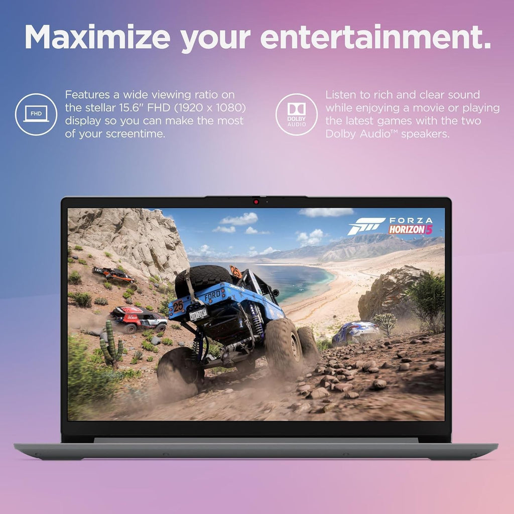 Lenovo Premium Series IdeaPad Laptop | Latest Model | 12GB RAM | 256GB SSD | 1 Year Office 365 w/ 1TB Cloud Storage | Intel Core | 15.6' | Numeric Keypad | WiFi 6 | Win 11 | w/WOWPC Recovery USB