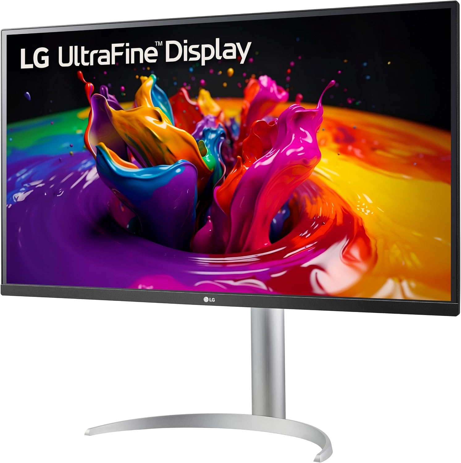 LG 32UP83A-W 32-inch 4K UHD (3840 x 2160) Computer Monitor 60Hz, IPS, Ultrafine, USB Type-C 60W PD, HDMI, DisplayPort, Built-in Speaker, Tilt/Height/Pivot Adjustable Stand, Reader Mode, White, HDR10
