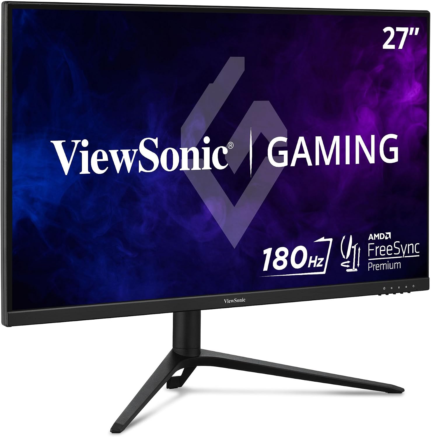 ViewSonic VX2728J 27 Inch 1080p Gaming Monitor, IPS with 180Hz and 0.5ms for Smooth Gameplay, FreeSync Premium and G-Sync Compatible, Eye Care Technology, Advanced Ergonomics, HDMI, and DisplayPort