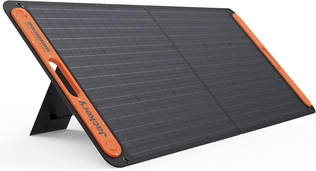 Jackery SolarSaga 100X Portable Solar Panel with USB Outputs for Phones for Explorer 240/300/500/1000/1500 Power Station (Renewed)