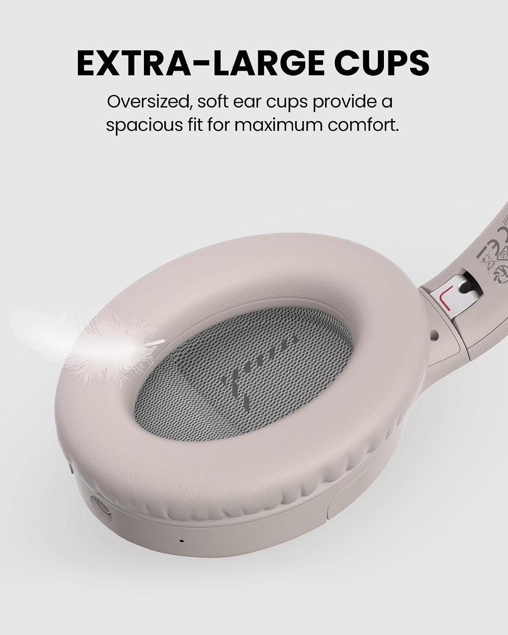 Avantree Eon 3D – 7.1 Virtual Surround Sound Wireless Over-Ear Headphones, Cinematic Audio for Movies & Shows, 60H Playtime, Replaceable Battery, for Bluetooth Enabled Smart TVs and Mobile Devices