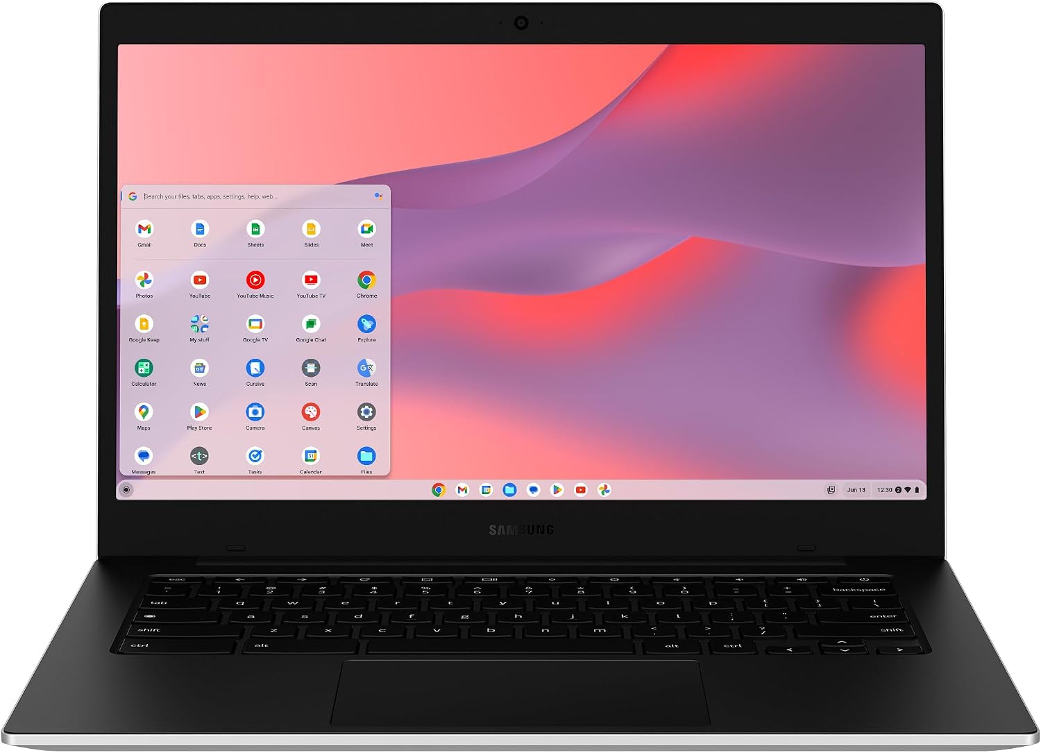 Samsung 14' Galaxy Chromebook Go Laptop PC Computer, Intel Celeron N4500 Processor, 4GB RAM, 64GB Storage, ChromeOS, XE340XDA-KA2US, Student Laptop, Silver
