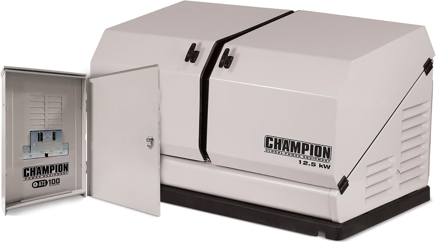 Champion 12.5-kW Home Standby Generator with 100-Amp Outdoor-Rated Automatic Transfer Switch