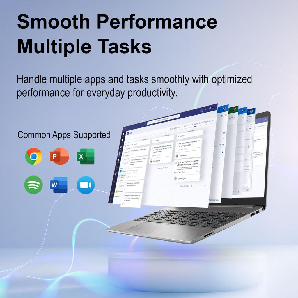 HP Pavilion Laptop | Intel Processor | 8GB DDR4 RAM | 256GB PCIe SSD | 15.6' FHD 1080p Display | Windows 11 Pro | Wi-Fi 6 & Ethernet | Full-Size Keyboard | All-Day Performance for Work & Study