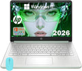 HP 14 Elite Laptop, 8GB RAM, 1.12TB Total Storage (128GB UFS+1TB Cloud), Willow Green, Office 365, Intel 4-Core, Win11, Copilot AI, 11Hr Battery, Alpacatec Mouse
