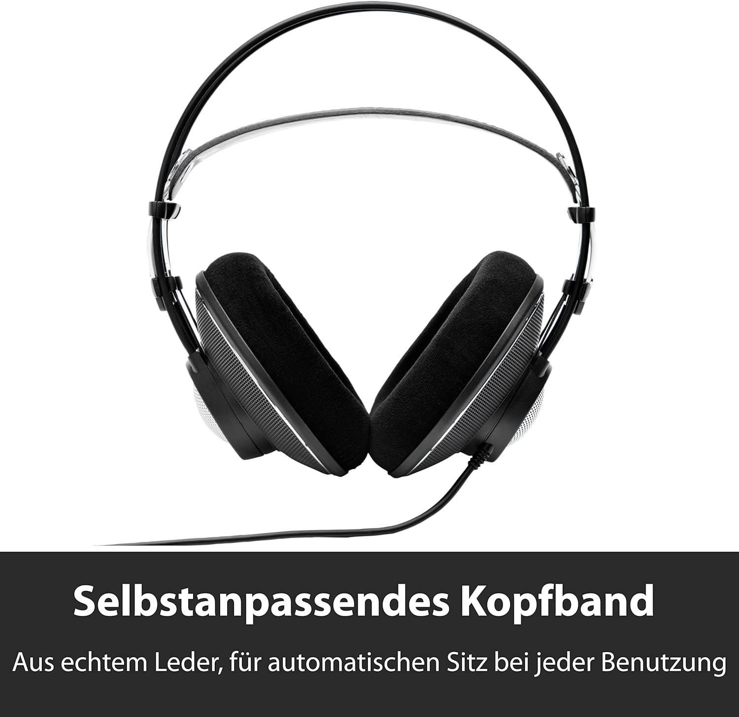 AKG Pro Audio K612 PRO Over-Ear, Open-Back, 120 Ohm, Premium Reference Studio Headphones. Wired for Professional Recording, Monitoring, hi-fi Listening. Light Weight, high Comfort. Black
