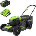 Greenworks 40V 21' Push Mower, 5.0Ah USB Battery