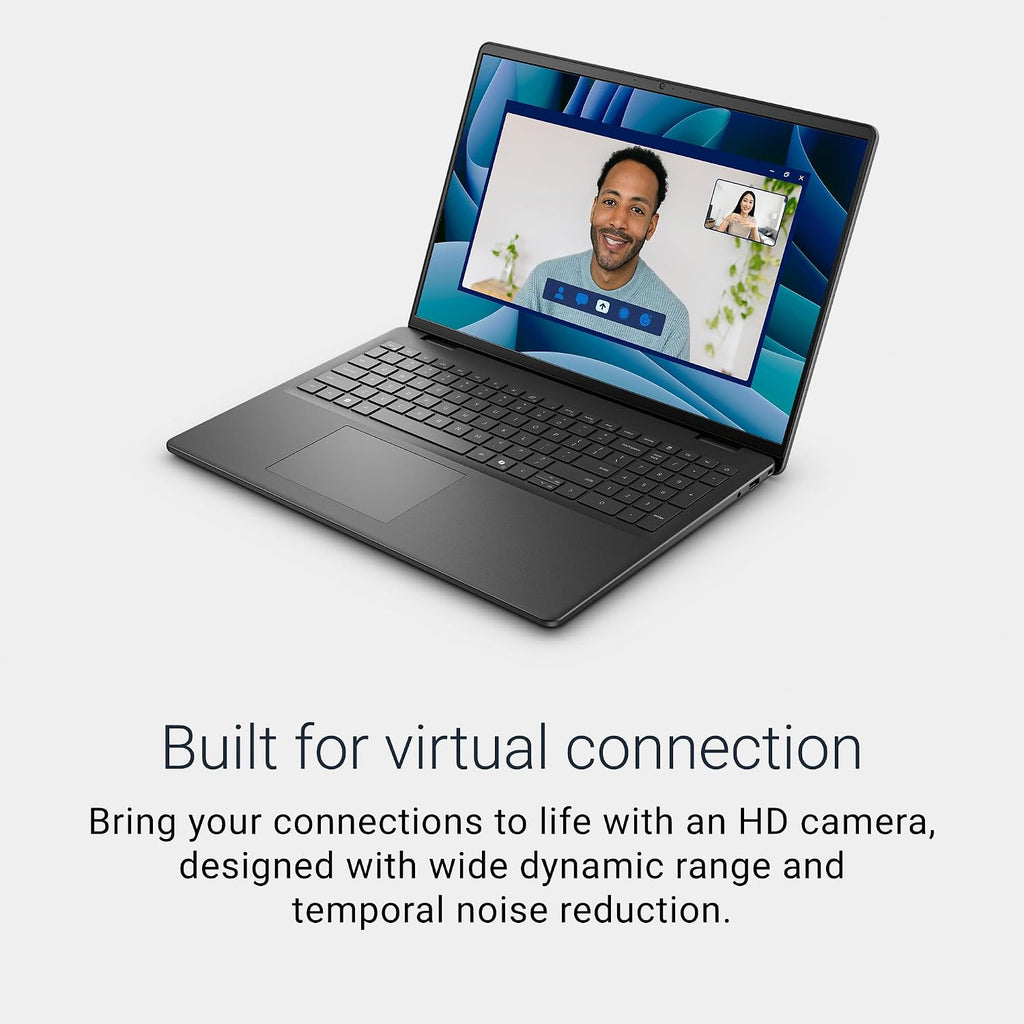 Dell 16 Laptop DC16250-16.0-inch 16:10 FHD+ Touch Display, Intel Core 5 120U Processor, 16GB DDR5 RAM, 512GB SSD, Intel Graphics, Windows 11 Home, 1 Year Basic Onsite Service - Carbon Black