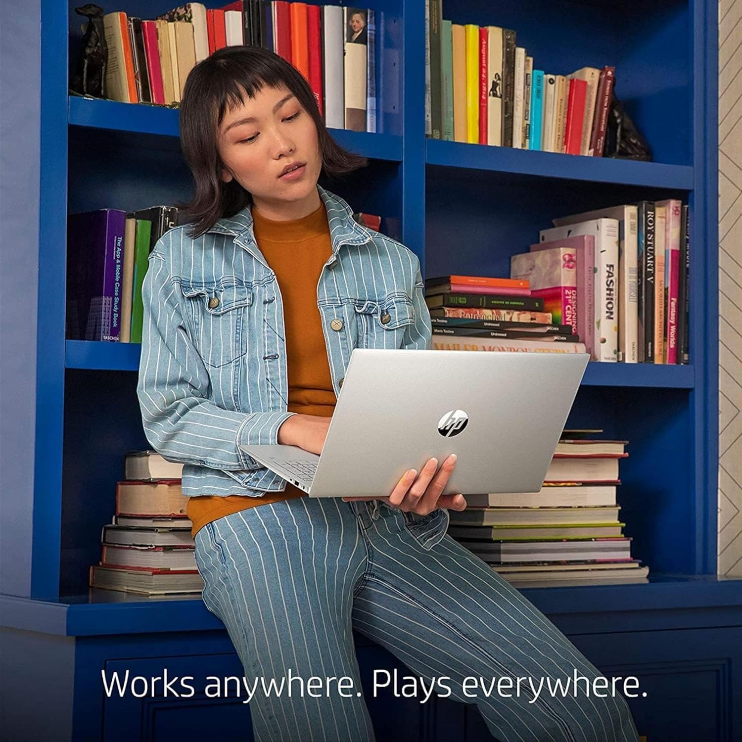 HP 15 inch Laptop for Home or Work, Intel 4-core Processor, 8GB RAM, 256GB SSD, 15.6' Micro Edge LED IPS Display, SD Card Reader, HDMI, Windows 11 Pro with Microsoft Office 365 Included, WOWPC USB