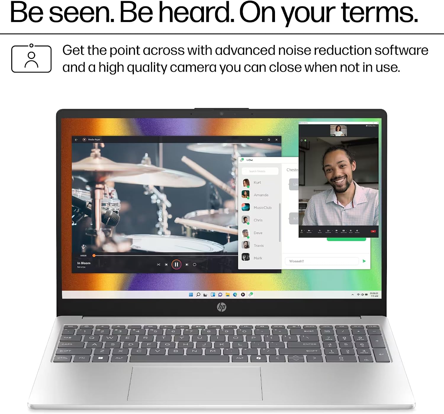 HP Laptop 2025 Flagship Business Ultra Slim, Lifetime Office, AI-Powered,15.6' HD, 8-Core Intel i3, 16GB RAM, 628GB Storage (128GB UFS+500GB Ext), Wi-Fi 6, Copilot Key, HubxcelAccessory, Win 11 Pro