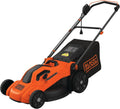 BLACK+DECKER Electric Push Lawn Mower, Corded, 13 Amp, 20-Inch Cutting Deck, 6 Setting Height Adjustment, Compact Storage, Collection Bag (BEMW213)